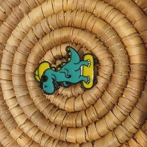 NEW Cowboy T-Rex on a Skateboard Enamel Pin